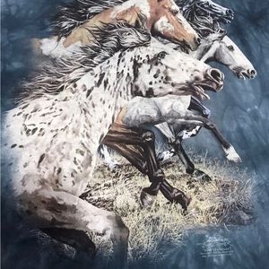 The Mountain Wild Horses T Shirt XL Animal Nature Wildlife Horse Find 13 2013